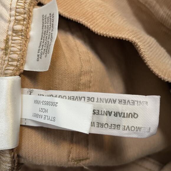 J Crew Pants Womens 30 Tan Corduroy Vintage Slim Straight Stretch Reimagined - Picture 10 of 14
